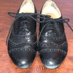 Black Oxford shoes